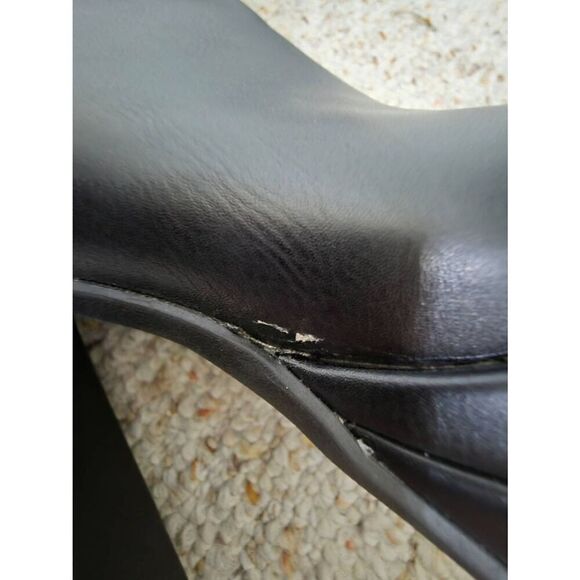 Natrix Chunky Heel Platform Ankle Boots Size 10 Sold By Sourpuss - Picture 10 of 11